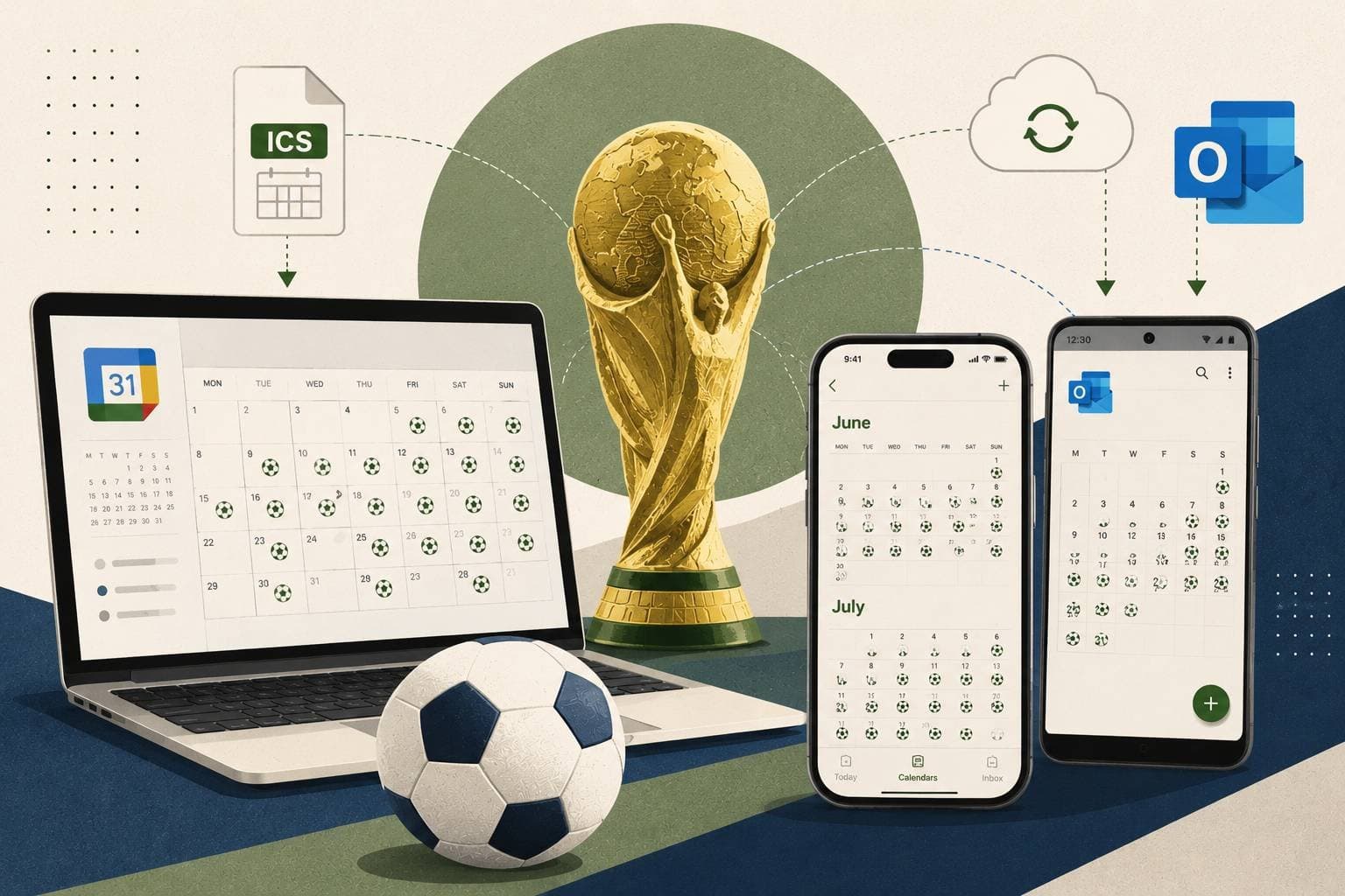 Como colocar os jogos da Copa do Mundo 2026 no seu calendário no iPhone e Android