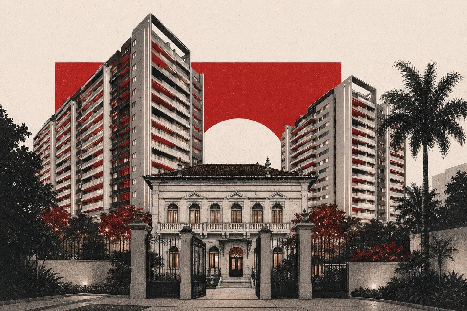 Casarão do século XIX vira área de lazer em empreendimento de luxo no Rio; veja fotos
