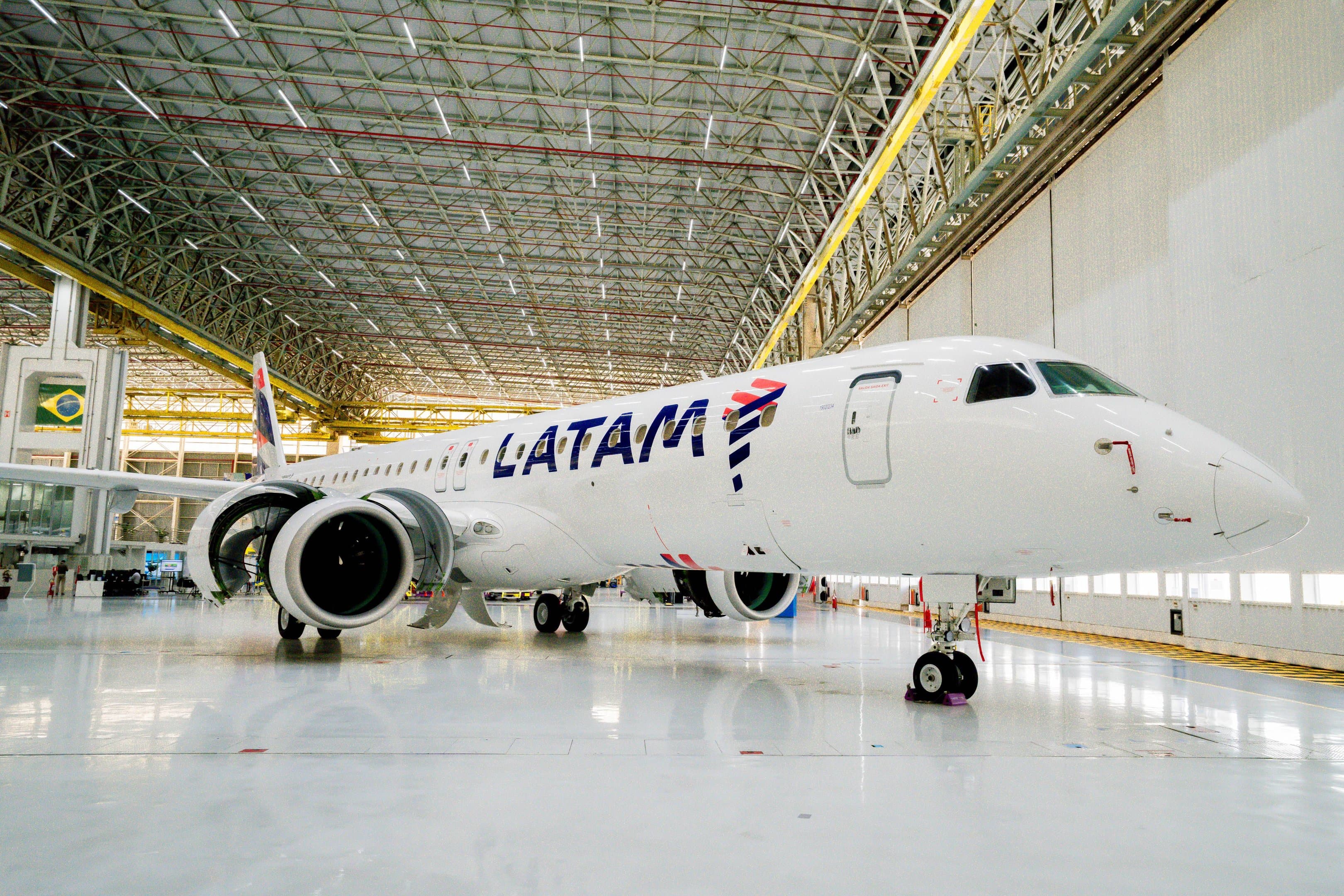 Latam deve fechar 2026 com 40 aeronaves novas — e seu primeiro Embraer