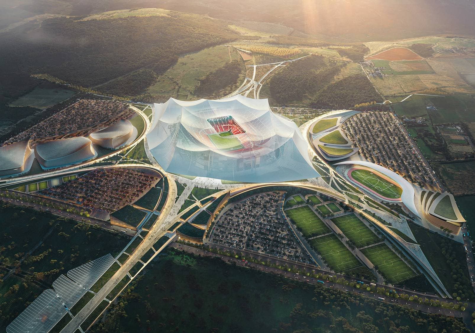 Maior estádio do mundo custará US$ 500 milhões e pode receber a final da Copa em 2030