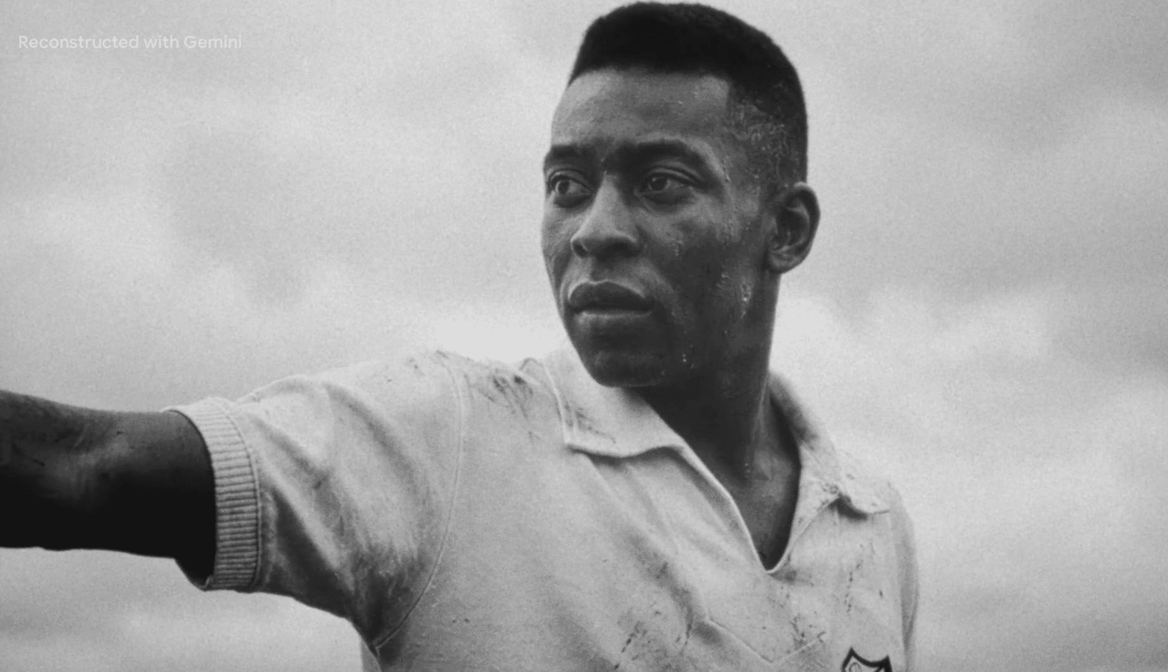 Como a IA do Google 'recuperou' o gol perdido mais bonito de Pelé