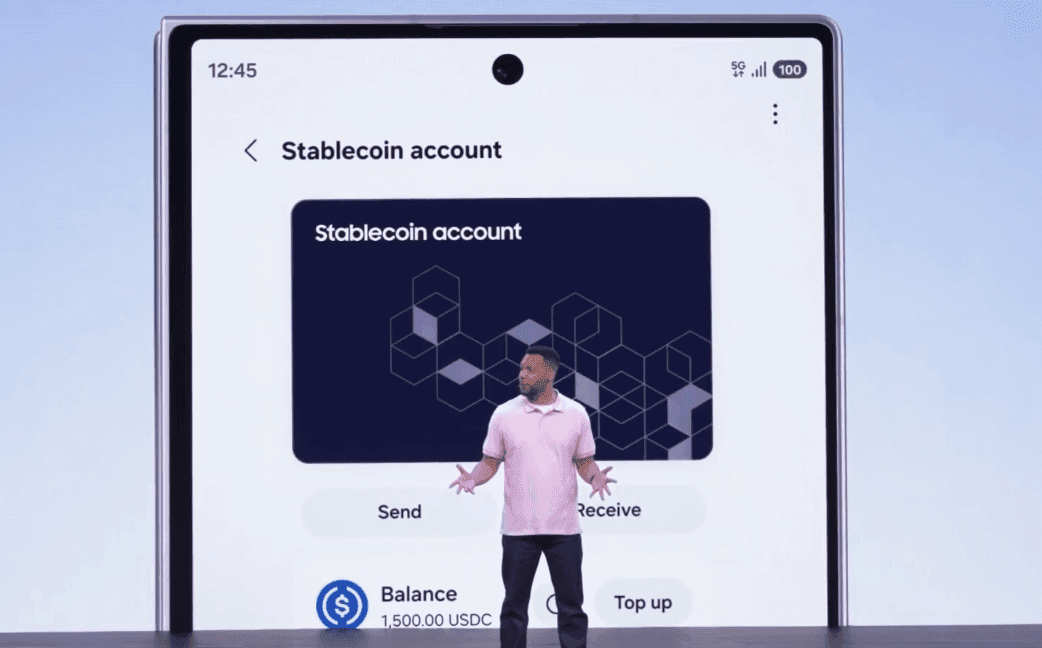Celulares Samsung terão suporte a pagamentos com stablecoins