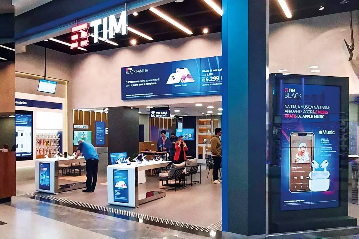 Na TIM, fibra e B2B puxam crescimento no 2º tri enquanto o móvel perde fôlego