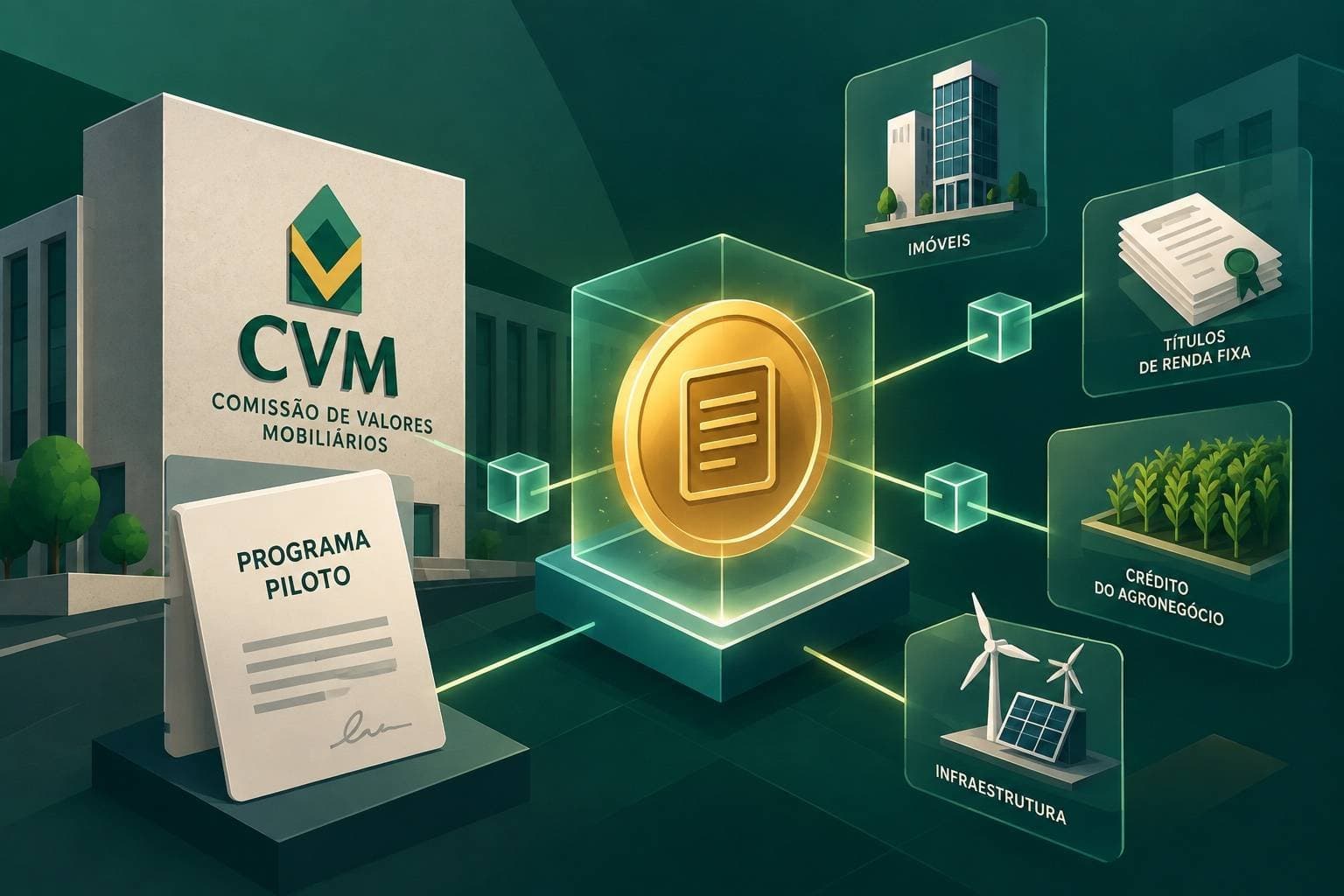 CVM recebe minuta do grupo de trabalho de tokenização para início dos testes com blockchain