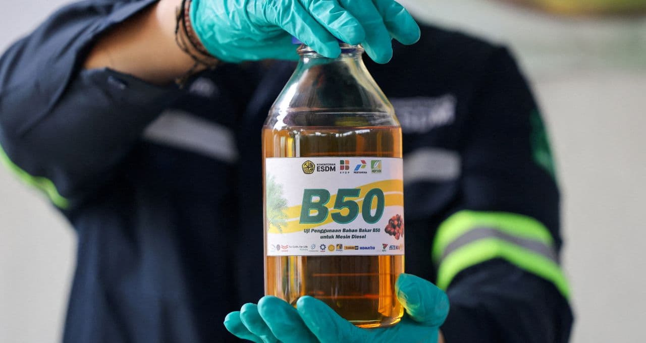 Taxa de mistura de 50% de biodiesel entra em vigor na Indonésia