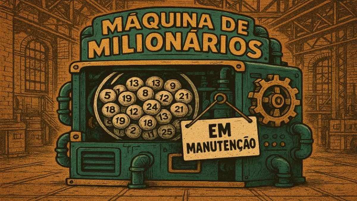 Máquina de milionários trava e prêmio da Mega-Sena se multiplica por mais de 10