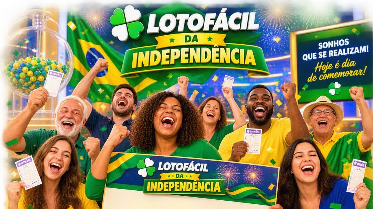 Caixa sorteia Lotofácil da Independência 2026; veja os números