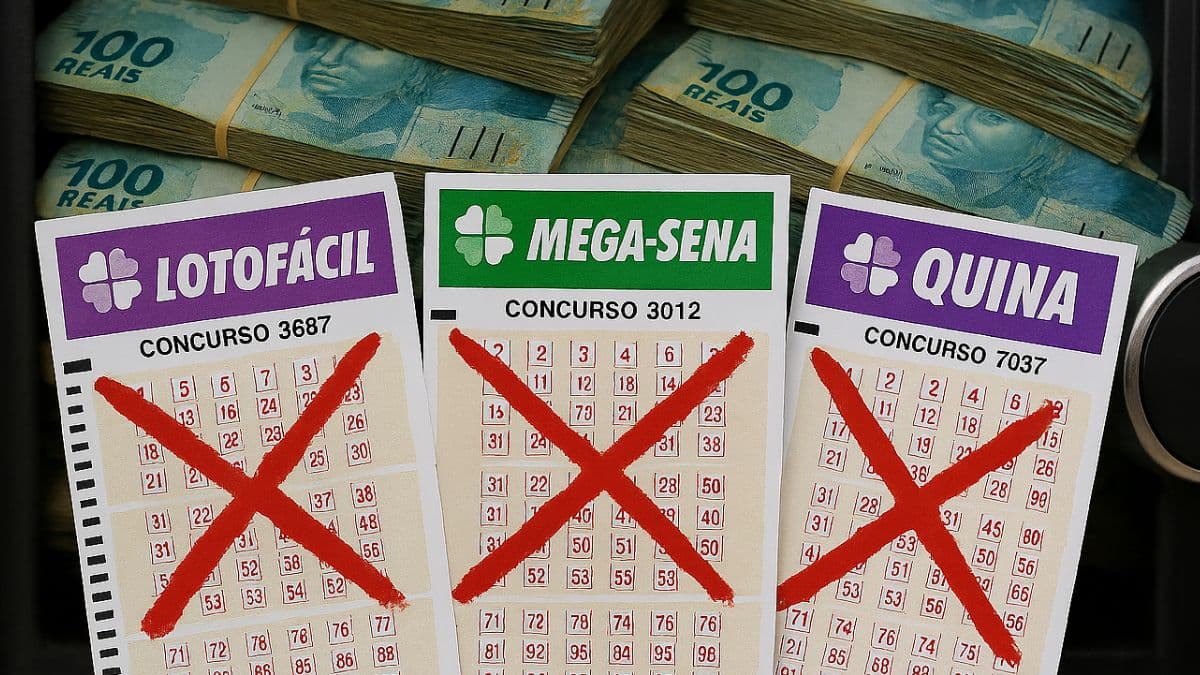 Tudo acumulado: Lotofácil 3697, Mega-Sena 3012, Quina 7037 e outros prêmios das loterias da Caixa seguem sem vencedores