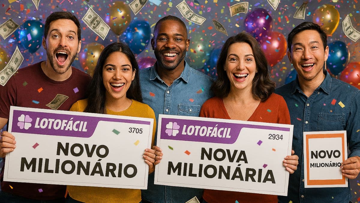 Lotofácil 3705 e Lotomania 2934 fazem cinco novos milionários — e o maior prêmio vai ‘descer pra BC’
