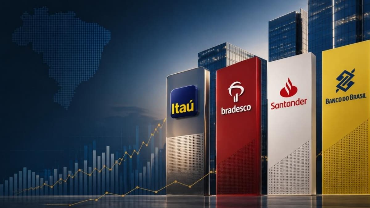 O que esperar dos balanços dos bancos no 2T26? Bradesco (BBDC4) chega como favorito, enquanto Santander e Banco do Brasil ainda têm contas a acertar