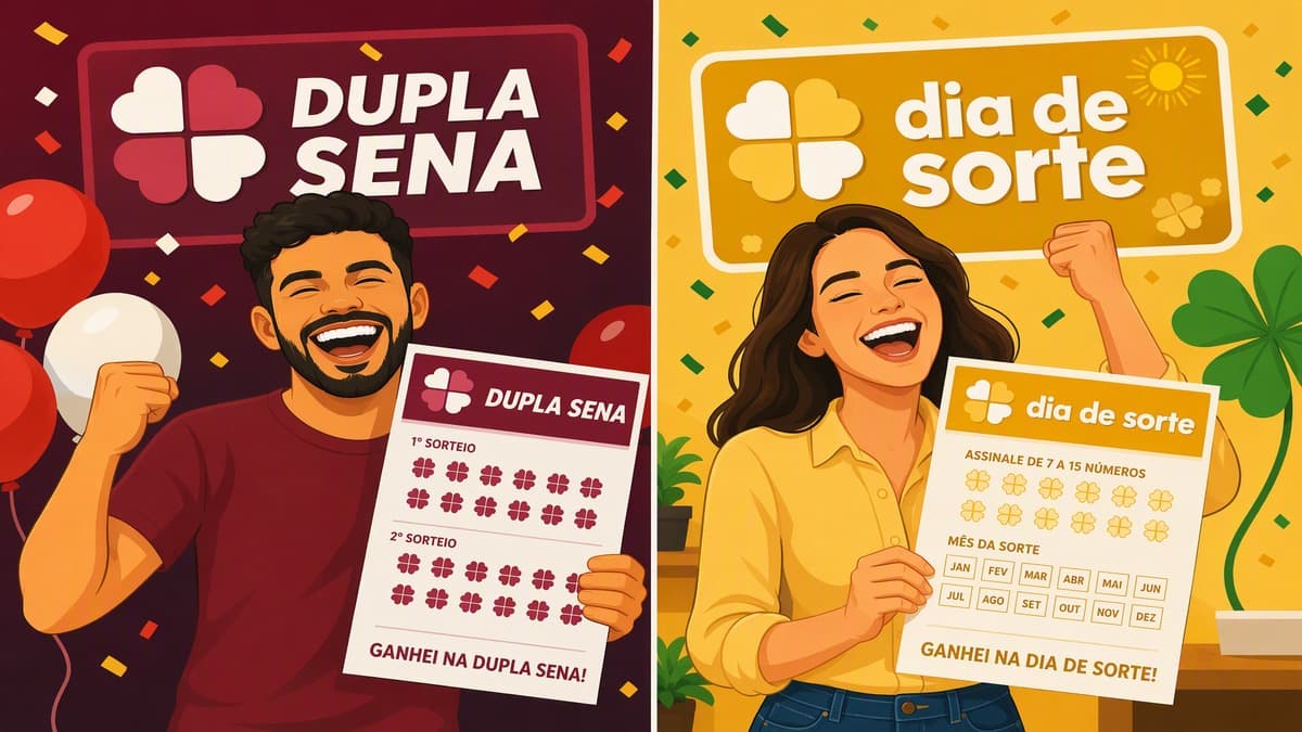 Dupla Sena e Dia de Sorte limpam a barra da Lotofácil, que acumula pelo terceiro sorteio seguido