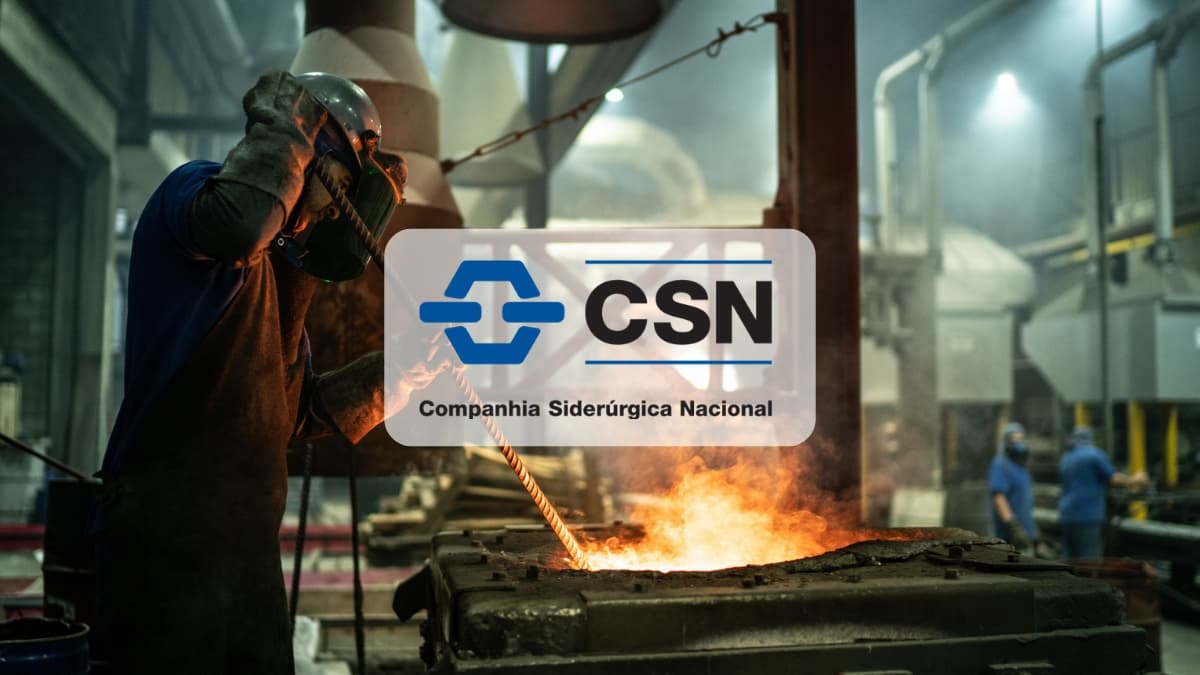 CSN (CSNA3) pode dar calote? Fitch deu sinal de alerta para a siderúrgica e ações lideram perdas do Ibovespa