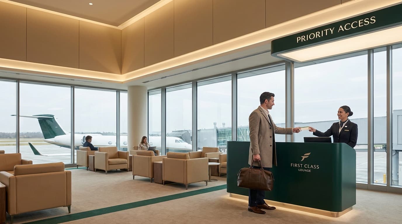 Embarque — Prioridade no check-in e no acesso ao Terminal BTG Pactual.