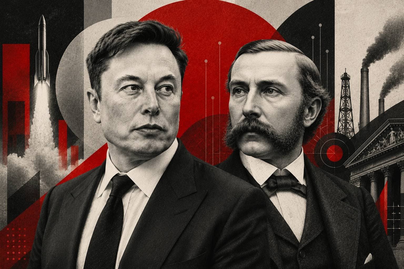 Do 1º bilionário ao 1º trilionário: quanto Musk é mais rico que Rockefeller?