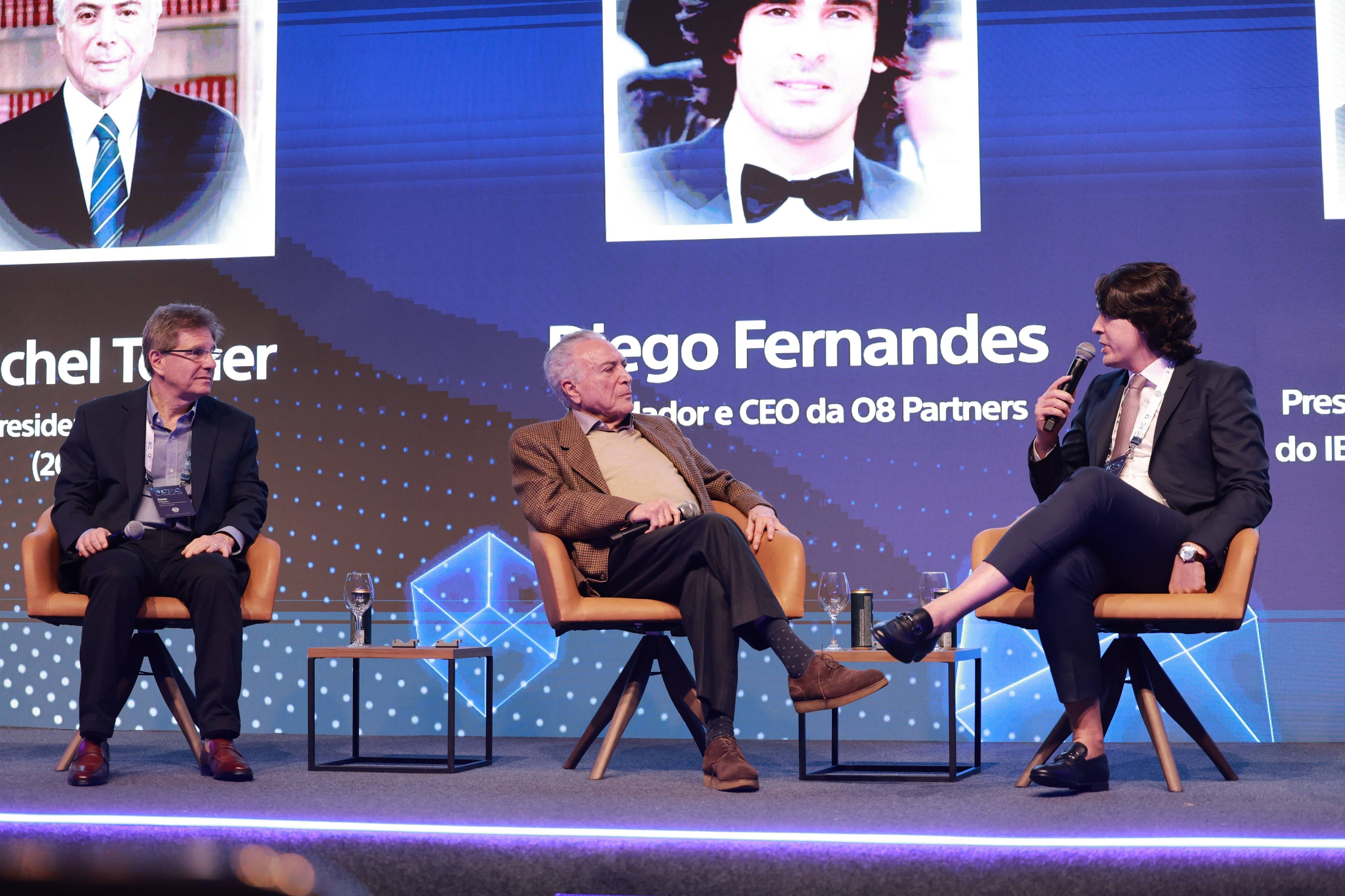Diego Fernandes e Temer discutem a nova corrida global por capital