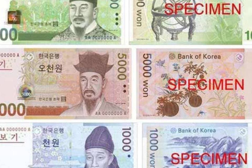 Câmbio 24 horas: Coreia internacionaliza o won e rompe com 'trauma' histórico