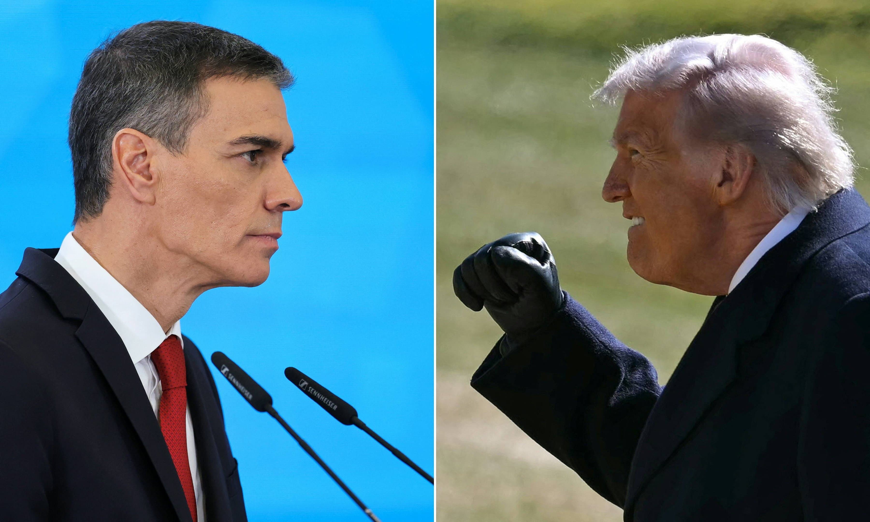 Trump volta a ameaçar romper relações com a Espanha