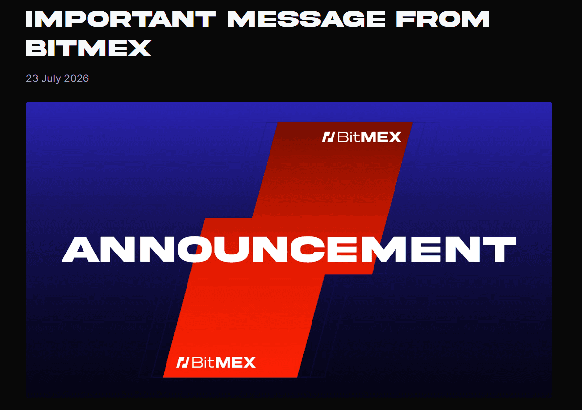 Corretora de criptomoedas BitMEX encerra suas atividades