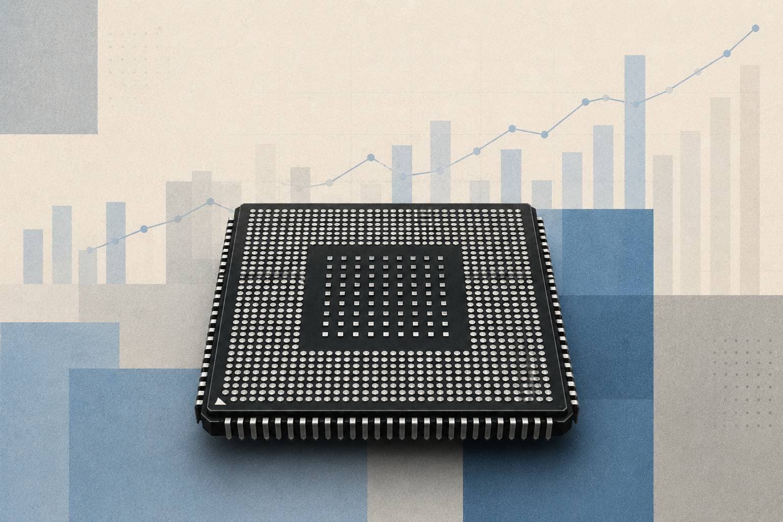 Rival da Nvidia cresce 50% com IA, mas ações despencam 9%; veja por quê