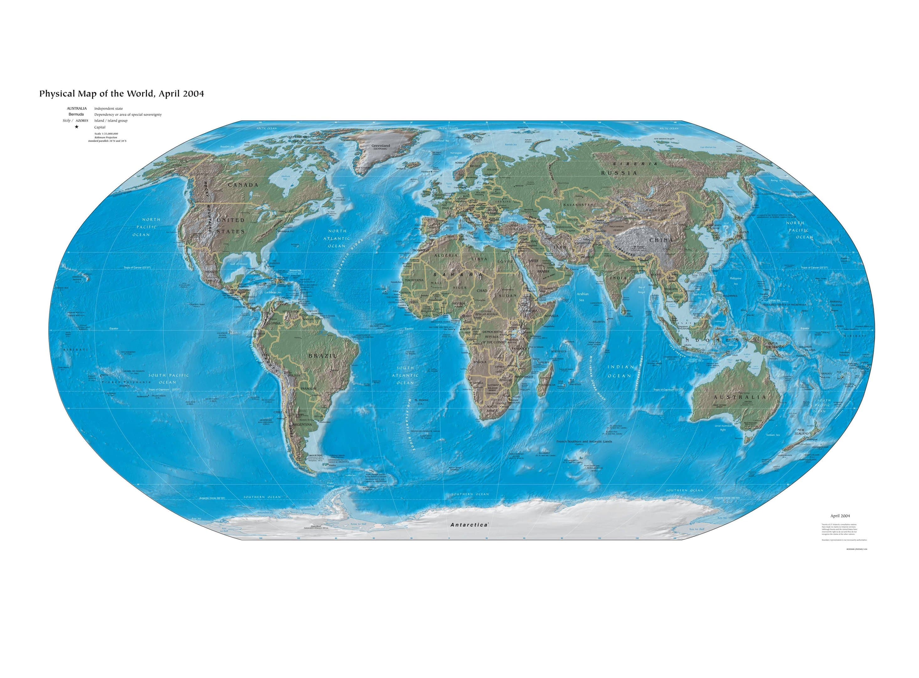Com Brasil e África maiores, novo Mapa-múndi da ONU tem áreas mais realistas