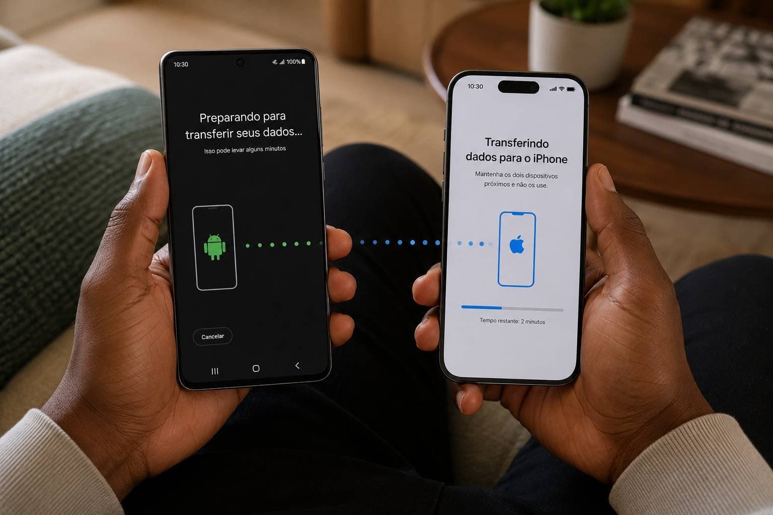 Como passar do Android para o iPhone sem perder WhatsApp, fotos e autenticação