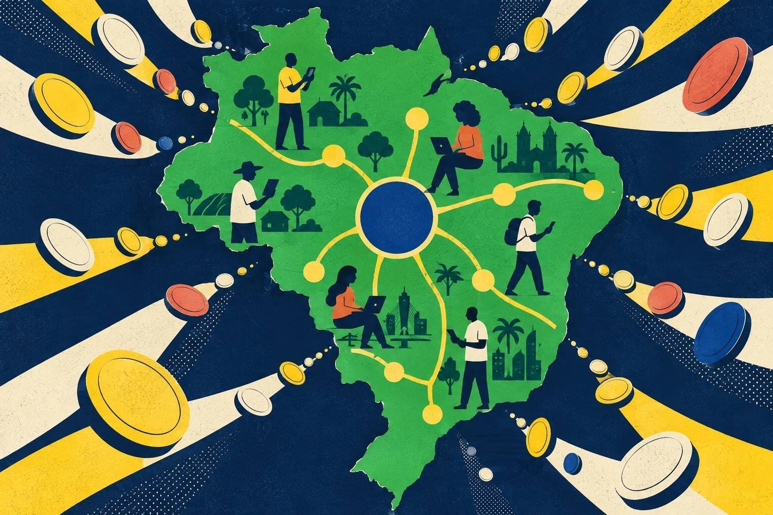 Brasil é o país que mais usa criptomoedas no mundo, diz Chainalysis