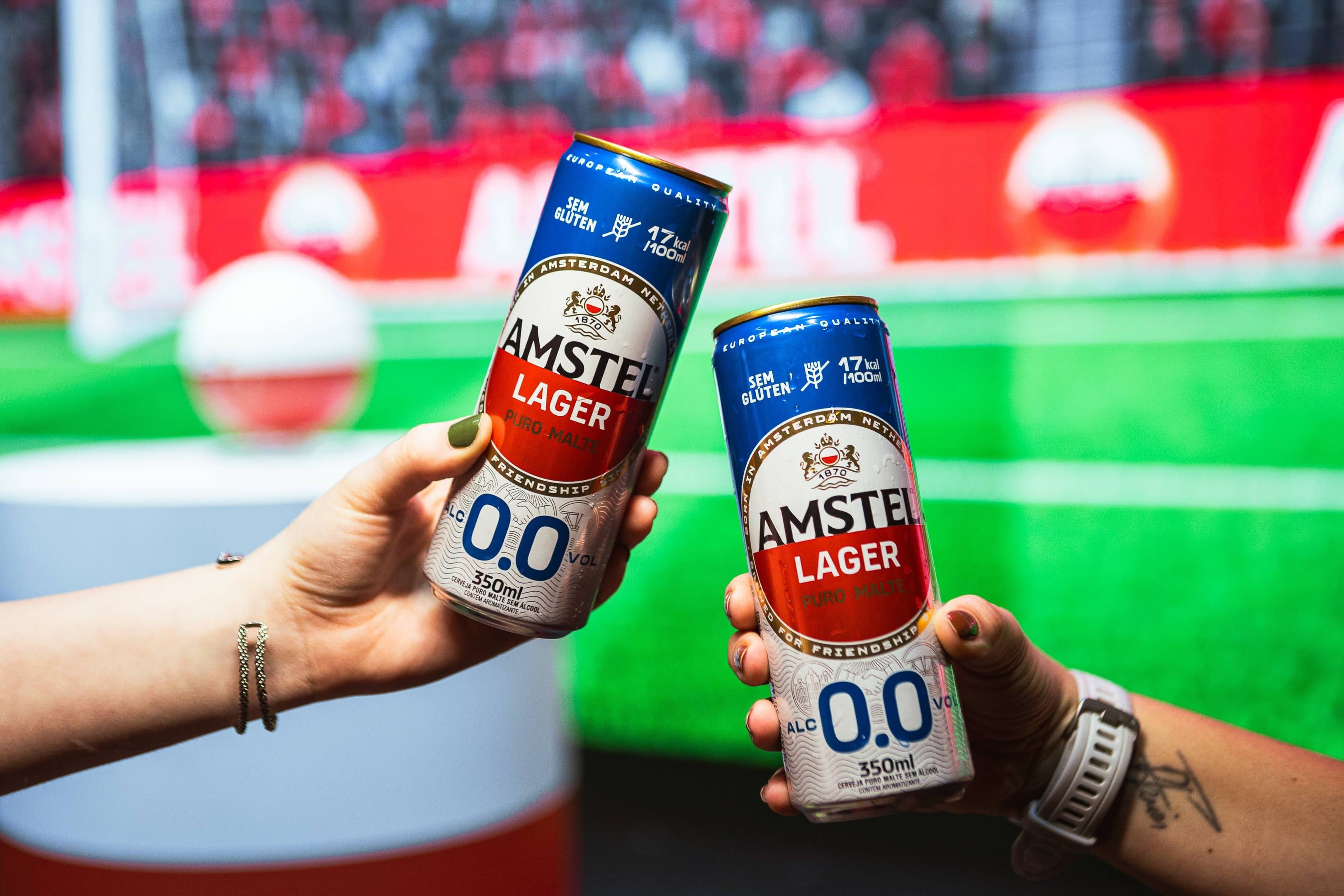 Amstel aposta que cerveja zero saiu da bolha e lança versão sem álcool e sem glúten