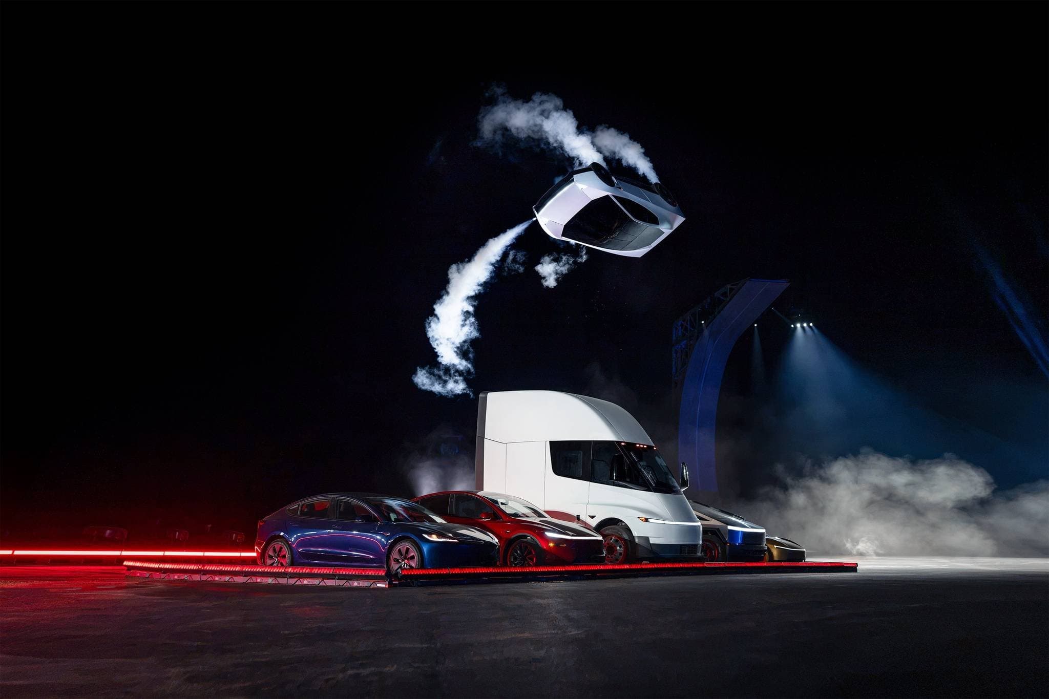 Tesla mostra carro voador após promessa de 10 anos. Ação pode decolar junto?