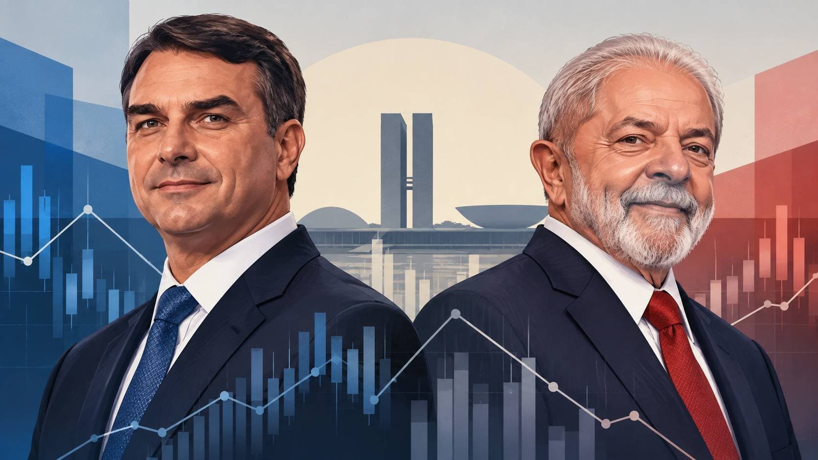 Mercado vê eleição mais acirrada e debate entre Lula e Flávio como 'decisivo'