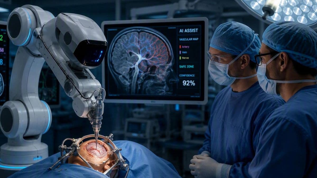 Como foi a primeira cirurgia cerebral com assistência de inteligência artificial que removeu um tumor com sucesso