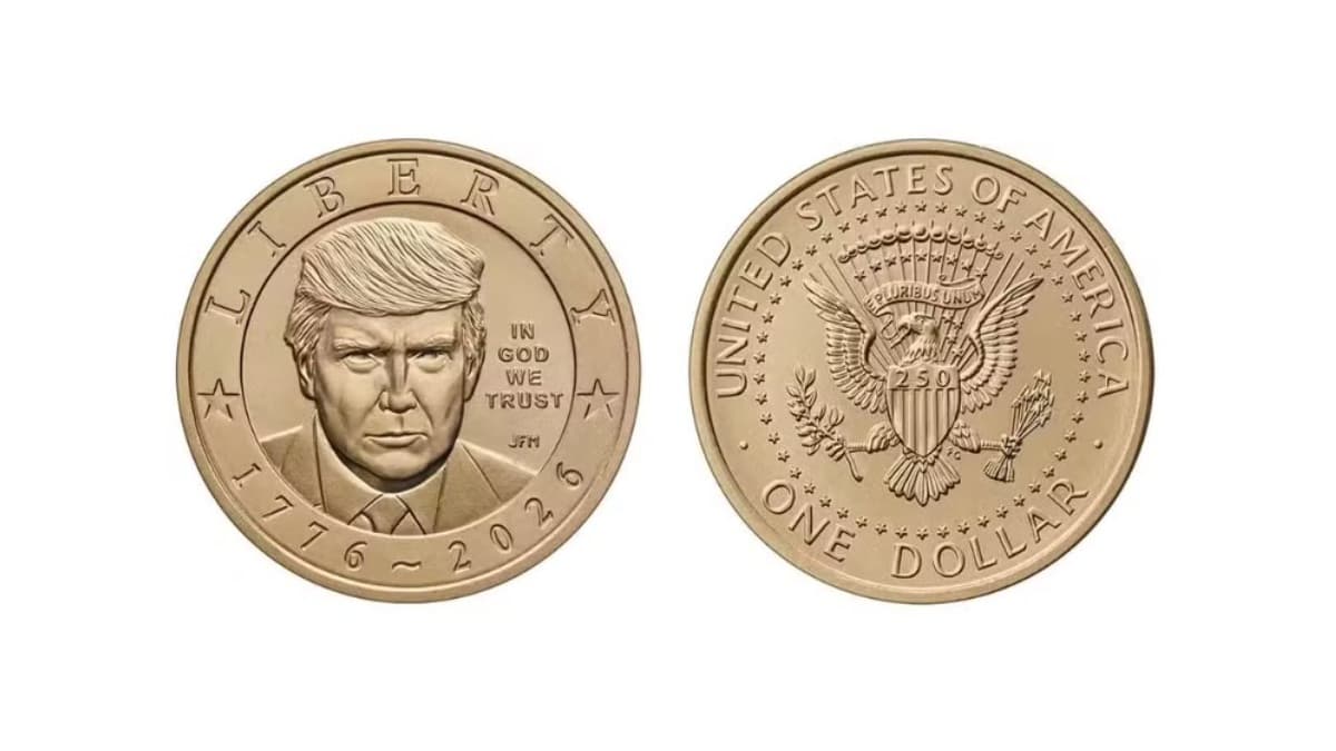 Moeda de US$ 1 com rosto de Trump é lançada nos EUA e desafia uma lei de 160 anos do país