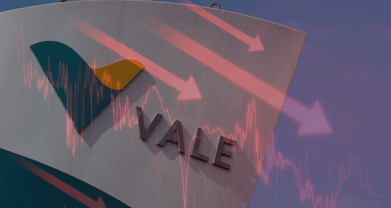 Por que as ações da Vale (VALE3) caem hoje?