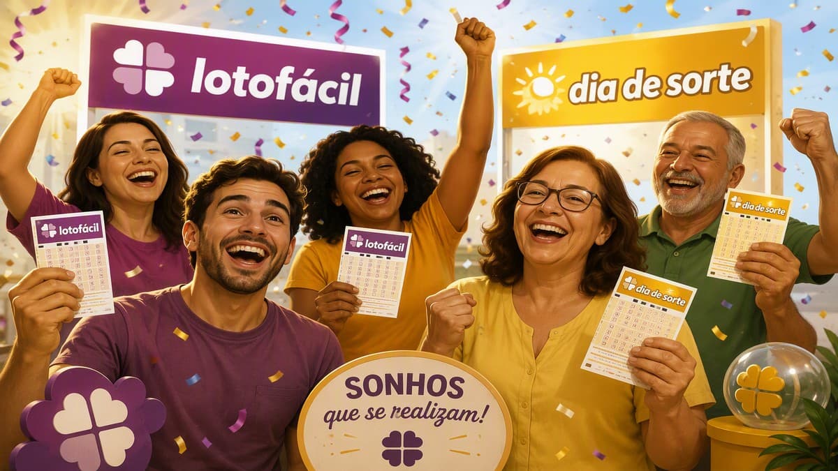 Bolão e aposta simples dividem prêmio acumulado da Lotofácil 3765, Dia de Sorte tem ganhador único e Mega-Sena vai a R$ 50 milhões