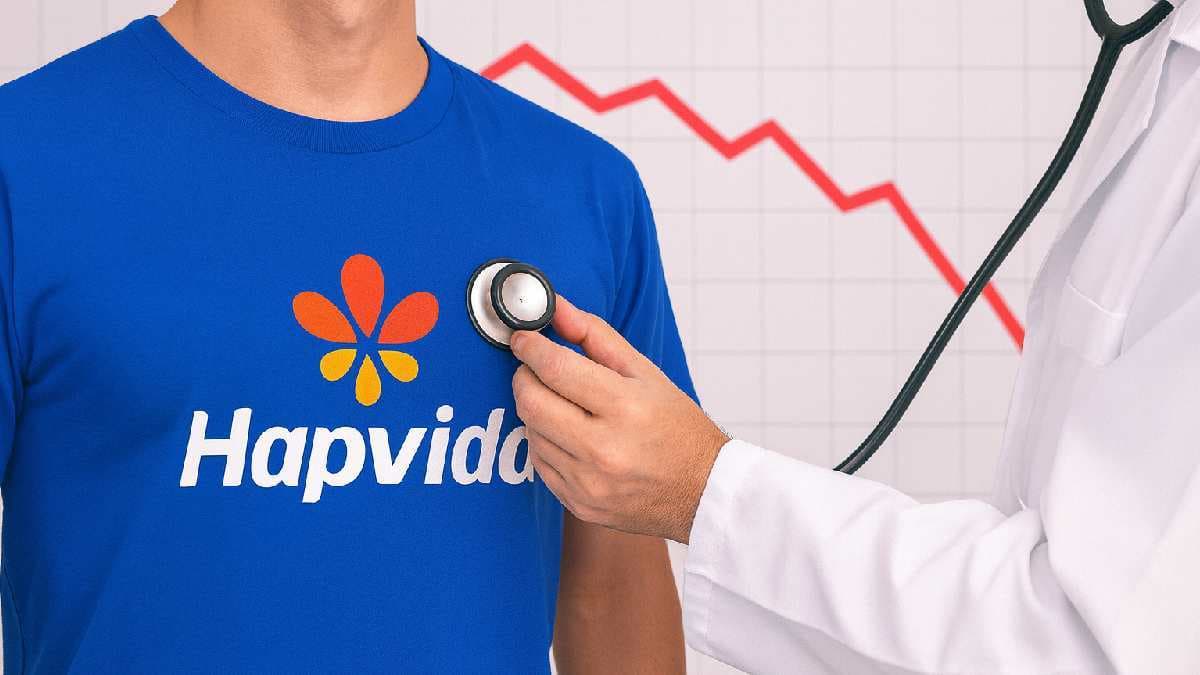 Hapvida (HAPV3) ganha novo problema: ANS barra estratégia que coloca 950 mil clientes na mira e ações caem quase 7%